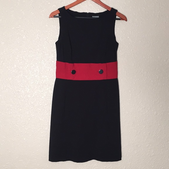 Ann Taylor Dresses & Skirts - ANN TAYLOR | Black/red sleeveless dress size 2